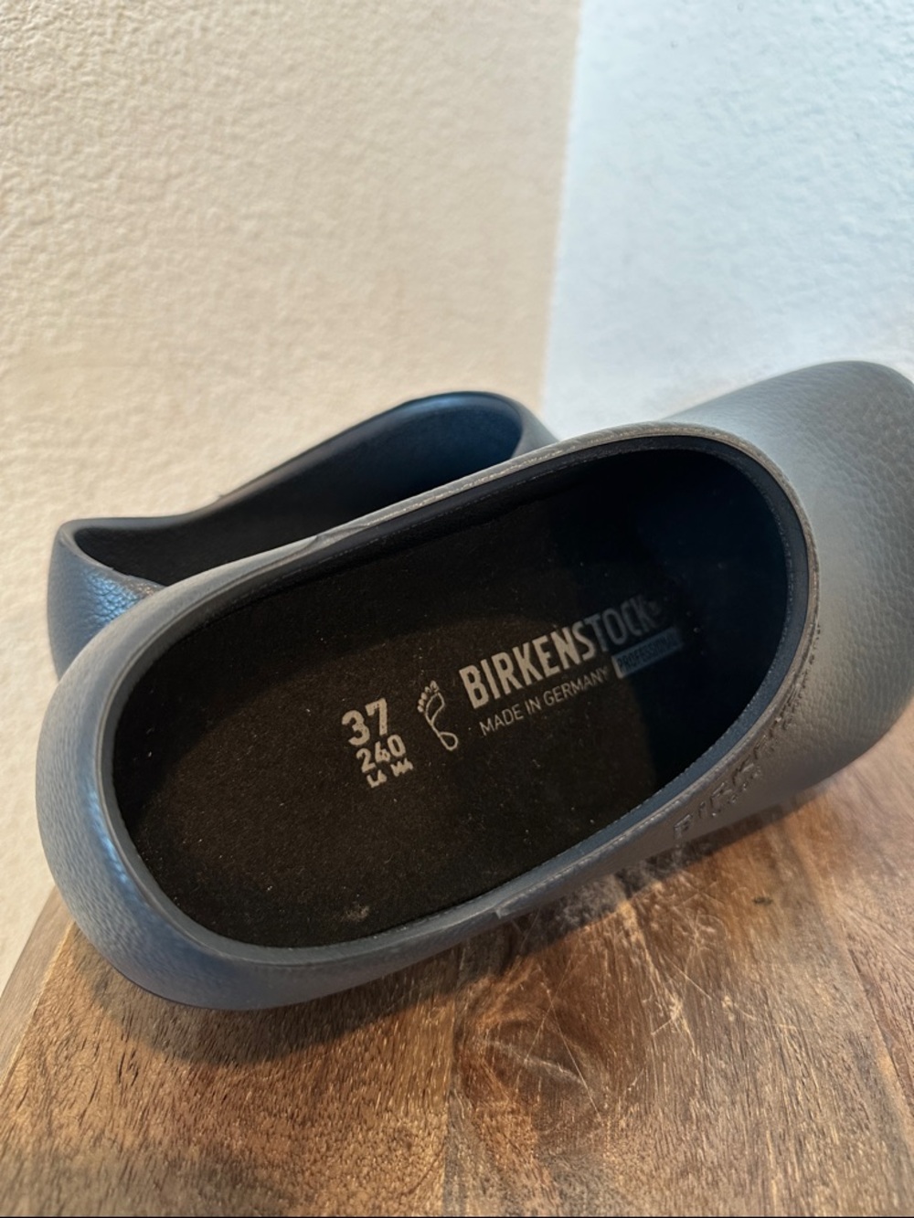 BIRKENSTOCK Profi-Birki clog black Size 37 Women’s 6 Men’s 4 - Picture 8 of 9